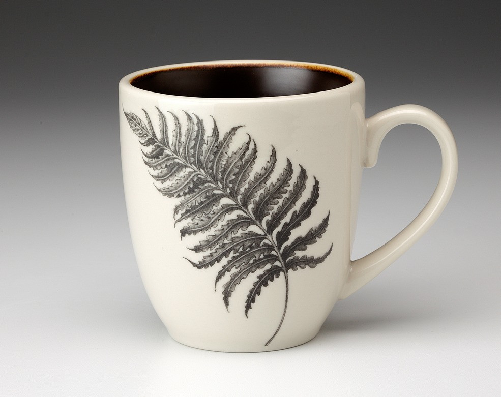 Laura Zindel Wood Fern Mug (White)