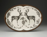 Oval Platter: Fallow Buck