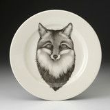 Dinner Plate: Fox Portrait