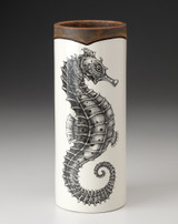 Small Vase: Seahorse