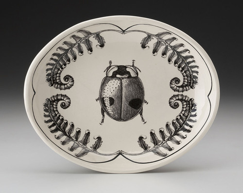 Small Serving Dish: Lady Beetle