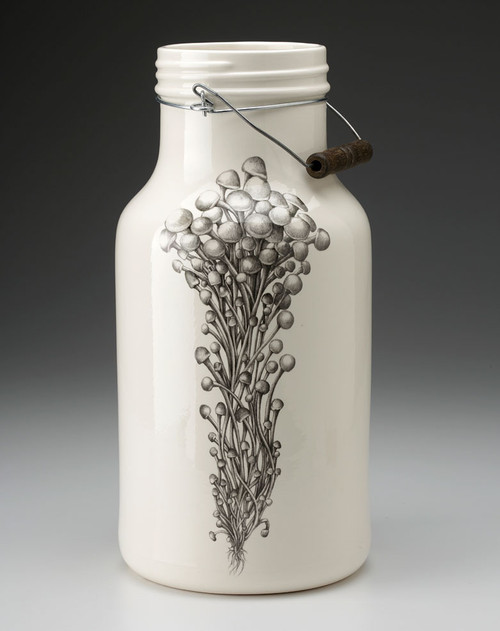 Jug with Handle: Enoki Bunch