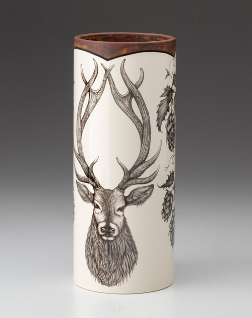 Large Vase: Red Stag