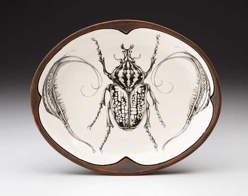 Small Serving Dish: Goliath Beetle