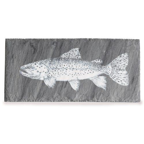 Slate Cheese Server: Brown Trout