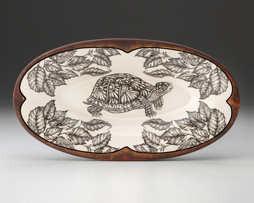 Oblong Serving Dish: Box Turtle