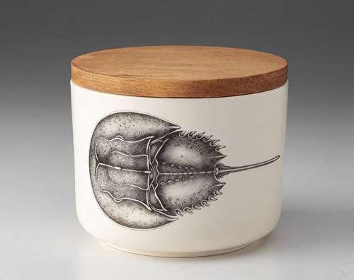 Mini Canister with Lid: Horseshoe Crab