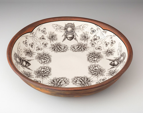 Laura Zindel 蜂デザイン ボウル Large Bowl: Honey Bee - Laura Zindel Design