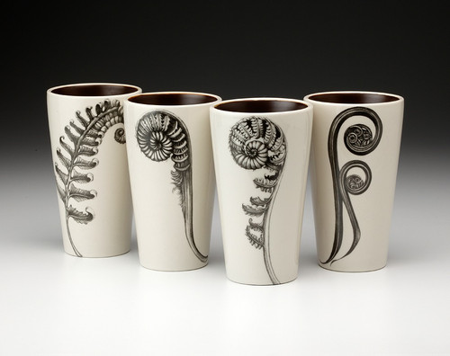 Set of 4 Tumblers: Ferns