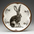 Small Round Platter: Sitting Hare