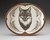 Small Serving Dish: Fox Portrait