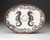 Oval Platter: Seahorse