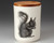 Medium Canister with Lid: Squirrel