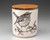 Small Canister with Lid: Hermit Thrush