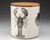 Large Canister with Lid: Lobster