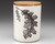 Medium Canister with Lid: Oak Leaf