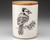 Medium Canister with Lid: Blue Jay