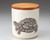 Small Canister with Lid: Box Turtle