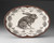 Oval Platter: Hare and Clover