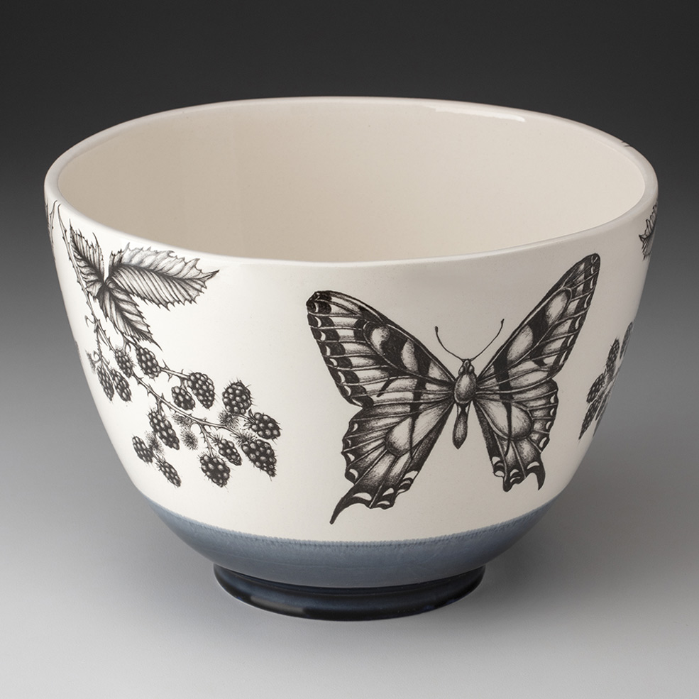 Large Bowl: Swallowtail Butterfly - Laura Zindel Design
