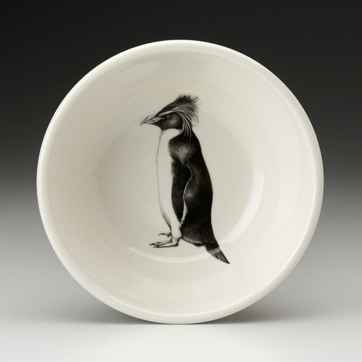 Cereal Bowl: Rockhopper Penguin - Laura Zindel Design