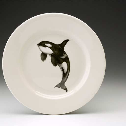 Dinner Plate: Jumping Orca - Laura Zindel Design