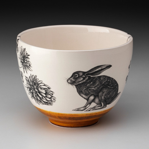 Small Bowl: Crouching Hare - Laura Zindel Design