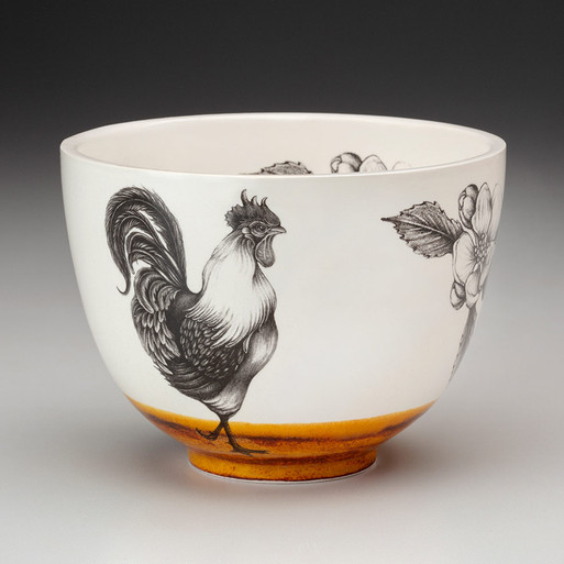 Small Bowl: Rooster - Laura Zindel Design