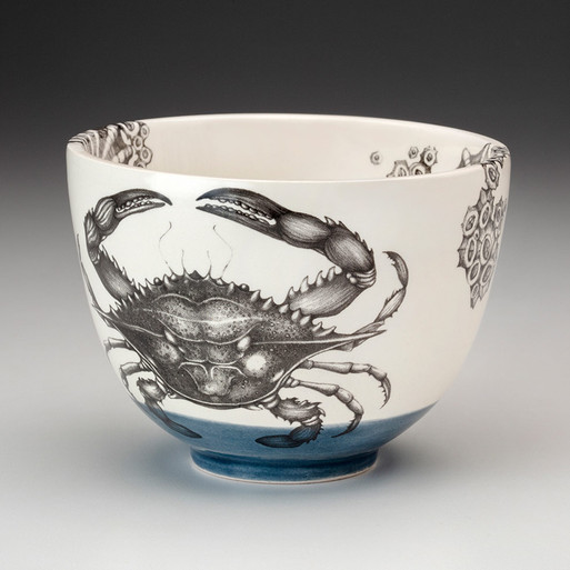 Small Bowl: Blue Crab - Laura Zindel Design