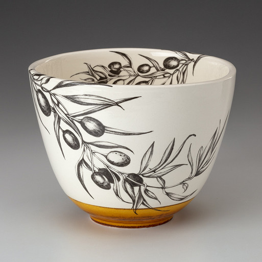 Medium Bowl: Olive Vine - Laura Zindel Design
