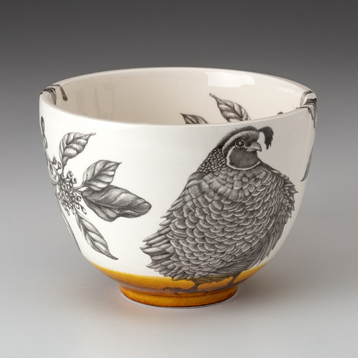 Small Bowl: Quail #3 - Laura Zindel Design