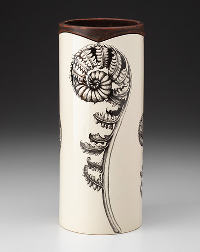 Large Vase: Coiled Wood Fern - Laura Zindel Design