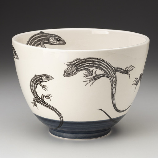 Large Bowl: Lizards - Laura Zindel Design