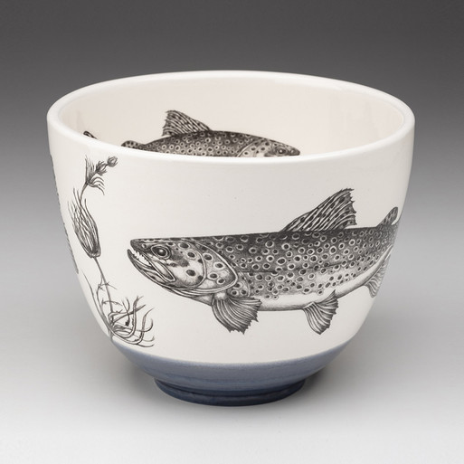 Medium Bowl: Brown Trout - Laura Zindel Design