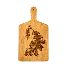 Maple Cheese Board: Oak Leaf