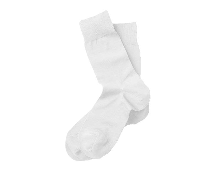 Men's White Socks