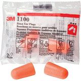 3M 1100  Uncorded Disposable Foam Ear Plugs - Single Pair Image 1