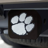 Fanmats 21027  Clemson Tigers Black Hitch Cover with Metal Chrome 3D Emblem Image 1