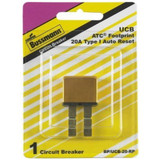Bussmann BP/UCB-20-RP  Type I ATC Footprint 20 Amp Automatic Circuit Breaker with Snap-Off Blades Image 1
