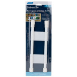 Camco 44093  10" to 17" RV Double Cupboard Securing Bar - White Image 1