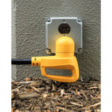 Camco 55325  RV Female Adapter 15M/30F 90 Degree Power Grip Image 1