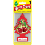 Little Trees U1P10311  Car Air Freshener Wild Cherry Scent - Single Tree per Package Image 1