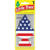Little Trees U1P10945  Car Air Freshener America (Vanilla Pride) Scent - Single Tree per Package Image 1