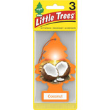 Little Trees U3S32017  Car Air Freshener Coconut Scent - 3 Trees per Package Image 1 Little Trees U3S32017  Car Air Freshener Coconut Scent - 3 Trees per Package Image 1