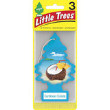 Little Trees U3S32024  Car Air Freshener Caribbean Colada Scent - 3 Trees per Package Image 1