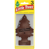 Little Trees U3S32290  Car Air Freshener Leather Scent - 3 Trees per Package Image 1