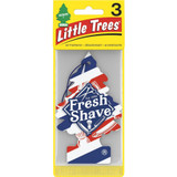 Little Trees U3S37068  Car Air Freshener Fresh Shave Scent - 3 Trees per Package Image 1