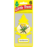 Little Trees U6P60105  Car Air Freshener Vanillaroma Scent - 6 Trees per Package Image 1