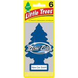 Little Trees U6P60189  Car Air Freshener New Car Scent - 6 Trees per Package Image 1
