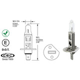 CEC H1BP/55W  Halogen Bulb - 1 per Package Image 1